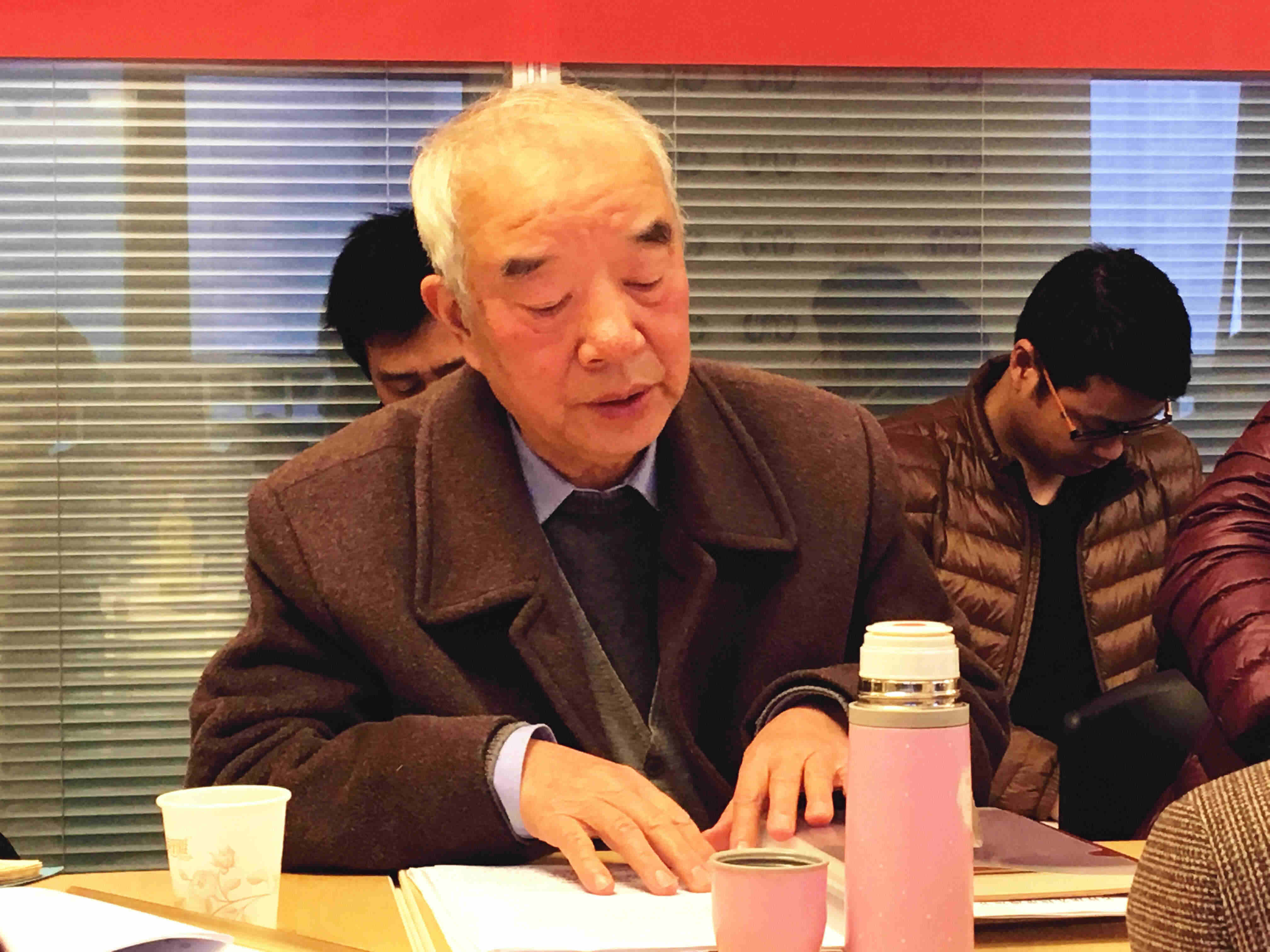 (公司创始人、技术中心主任任佑乾发言指导)
